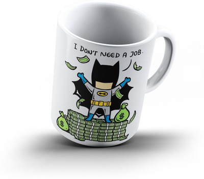 

Ucard Batman352 Bone China, Ceramic, Porcelain Mug(325 ml), Multicolor