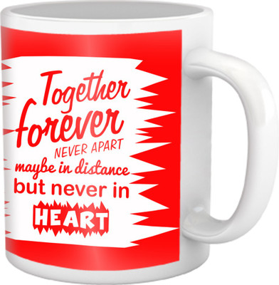 28% OFF on TIED RIBBONS Together Forever Coffee Ceramic Coffee Mug(350 ml) 28% OFF on TIED RIBBONS Together Forever Coffee Ceramic Coffee Mug(350 ml)