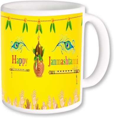 

PhotogiftsIndia Krishna Janmashtami 001 Ceramic Mug(325 ml), Multicolor