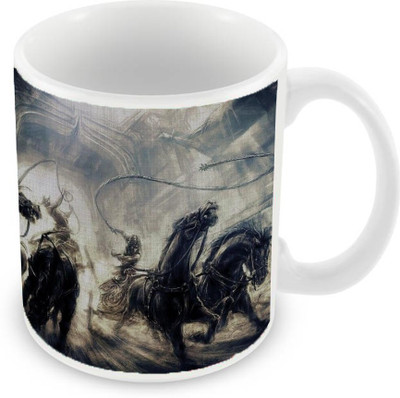 

Sleep Nature's SN-MG-2413 Ceramic Mug(350 ml), Black
