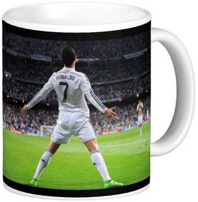 

Exoctic Silver Cristiano Ronaldo Collection 004 Ceramic Mug(300 ml), Multicolor