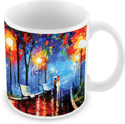 

Sleep Nature's SN-MG-1373 Ceramic Mug(350 ml), Multicolor
