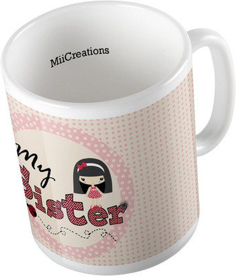 

MiiCreations MUG-W-00029 Ceramic Mug(325 ml), Multicolor