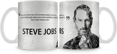 

Posterboy Steve Jobs Quote Ceramic Mug(350 ml), Multicolor