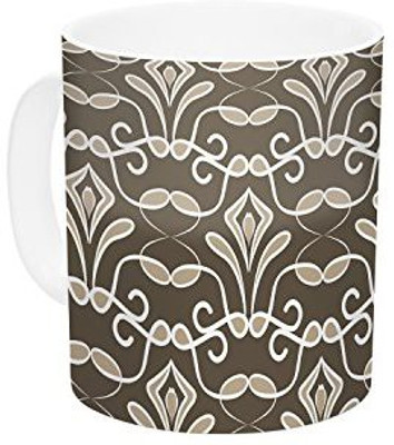 

Kess InHouse InHouse Julia Grifol Deco Ceramic Coffee, 11 oz, Multicolor Ceramic Mug(60 ml)