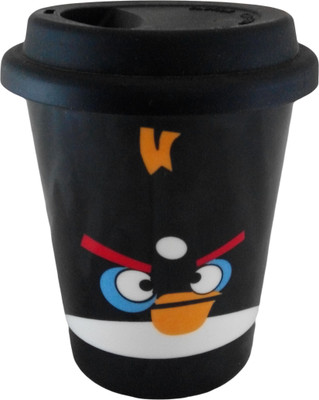 

GeekGoodies Angry Bird Ceramic Starbucks Ceramic Mug(250 ml), Black