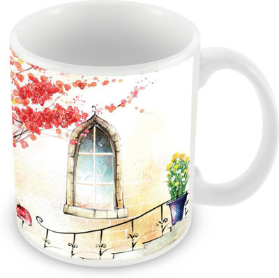 

Sleep Nature's SN-MG-2231 Ceramic Mug(350 ml), Multicolor