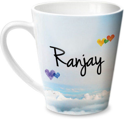 

Hot Muggs Simply Love You Ranjay Conical Ceramic Mug(350 ml)