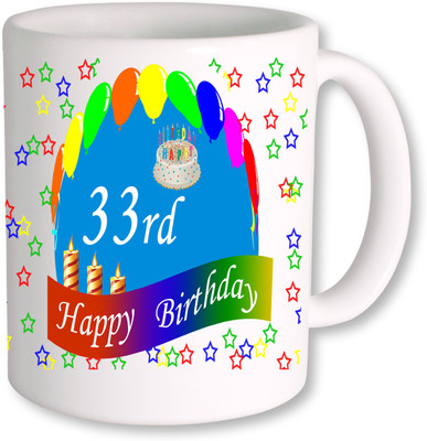 

PhotogiftsIndia Birthday Coffee 033 Ceramic Mug(325 ml), Multicolor