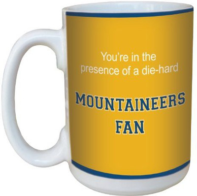 

Tree-Free Greetings Greetings lm44951 Mountaineers College Basketball Ceramic with Full-Sized Handle, 15-Ounce Ceramic Mug(60 ml), Multicolor