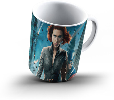 

Ucard Black Widow944 Bone China, Ceramic, Porcelain Mug(325 ml), Multicolor