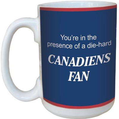 

Tree-Free Greetings Greetings lm44183 Canadiens Hockey Fan Ceramic with Full-Sized Handle, 15-Ounce Ceramic Mug(60 ml), Multicolor