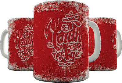 

Shaildha QU41 Ceramic Mug(350 ml), Multicolor