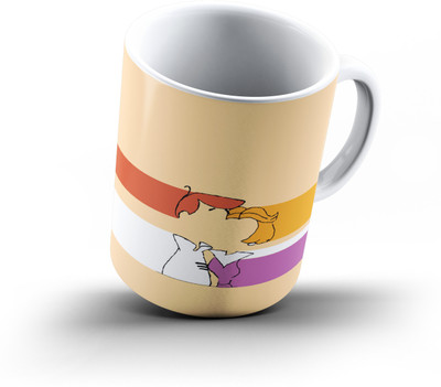 

Ucard Jetsons Love739 Bone China, Ceramic, Porcelain Mug(325 ml), Multicolor