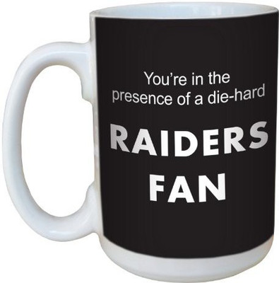 

Tree-Free Greetings Greetings lm44130 Raiders Football Fan Ceramic with Full-Sized Handle, 15-Ounce Ceramic Mug(60 ml), Multicolor