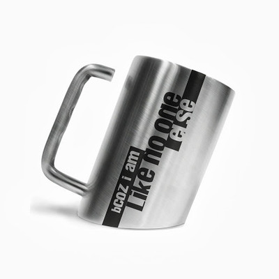 

Hot Muggs Inclined - Because I'm Unlike All Others Stainless Steel Mug(350 ml), Silver