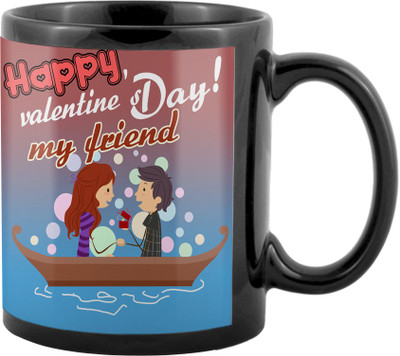 

SKY TRENDS Valentine Gifts For Special Girlfriend,Boyfriend,Wife,Husband,design 02 Ceramic Mug(325 ml), Black