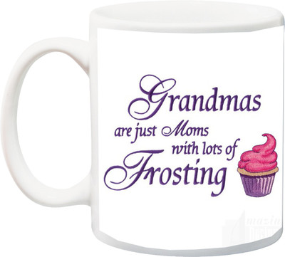 

ME&YOU Gift for Grandmother/Grandma/Nani/Dadi On Birthday/Special Occasion; Ceramic Mug(325 ml), Multicolor