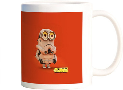 

Rangeele Inkers Darth vader Minion Ceramic Mug(300 ml), Multicolor