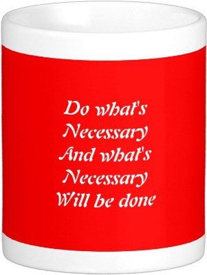 

Exoctic Silver MUG33 Ceramic Mug(250 ml), Red