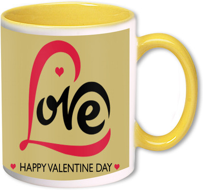

Heyworlds love you valentine day gifts 0036 Ceramic Mug(325 ml), Multicolor