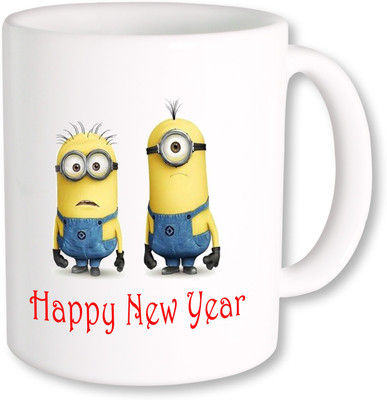 

PhotogiftsIndia happy new year 075 Ceramic Mug(325 ml)