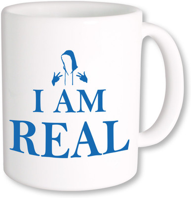 

PhotogiftsIndia I am Real_01 Ceramic Mug(325 ml), Multicolor