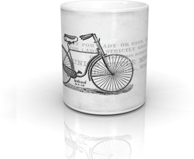 

Seven Rays Bicycle Ceramic Mug(350 ml)