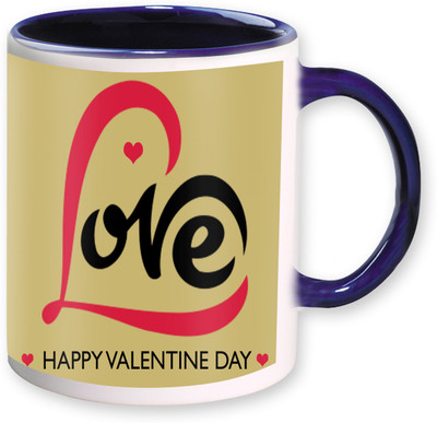 

Heyworlds love valentine gifts 05 Ceramic Mug(325 ml), Multicolor