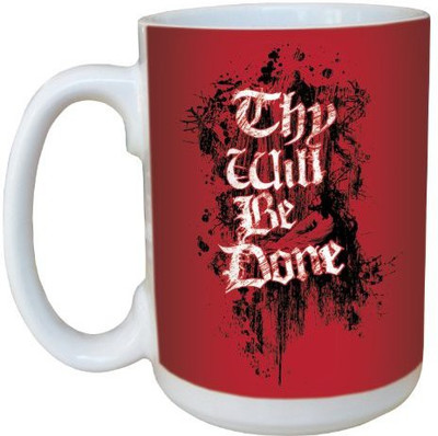 

Tree-Free Greetings Greetings lm44355 Thy Will Be Done: Luke 22:42-44 Ceramic with Full-Sized Handle, 15-Ounce Ceramic Mug(60 ml), Multicolor