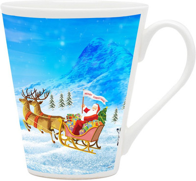 

Homesogood The Christmas Arrival Ceramic Mug(355 ml)