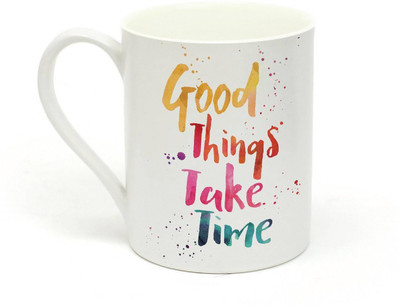 

Sowing Happiness PSMUG208 Ceramic Mug(350 ml), White