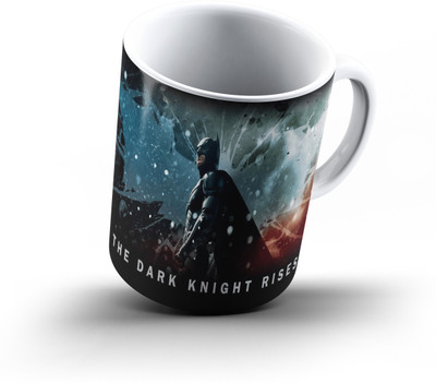 

Ucard Dark Knight Rises Game Of Thrones901 Bone China, Ceramic, Porcelain Mug(325 ml), Multicolor