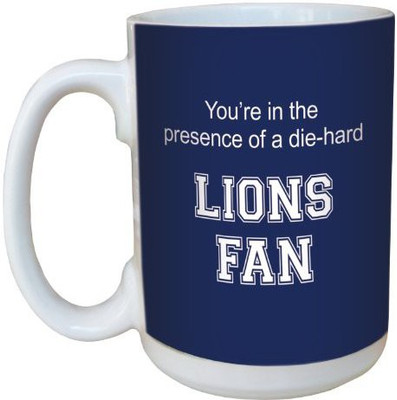 

Tree-Free Greetings Greetings lm44531 Lions College Football Fan Ceramic with Full-Sized Handle, 15-Ounce Ceramic Mug(60 ml), Multicolor