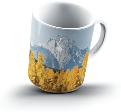 

Ucard Mount Moran In Autumn Wyoming2519 Bone China, Ceramic, Porcelain Mug(325 ml)