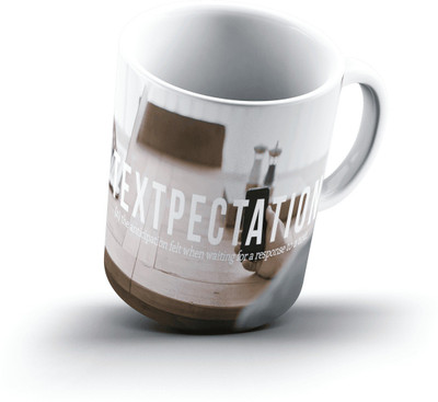 

Ucard Textpectation Expectations1017 Bone China, Ceramic, Porcelain Mug(325 ml), Multicolor