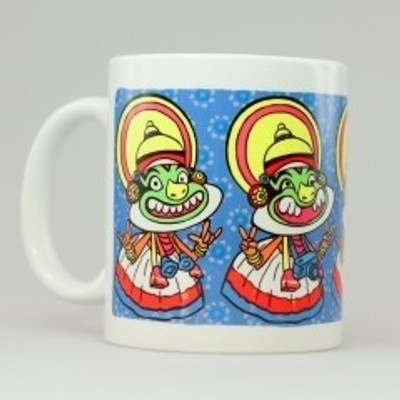 

Chumbak Yo Yo Mani Ceramic Mug, Multicolor