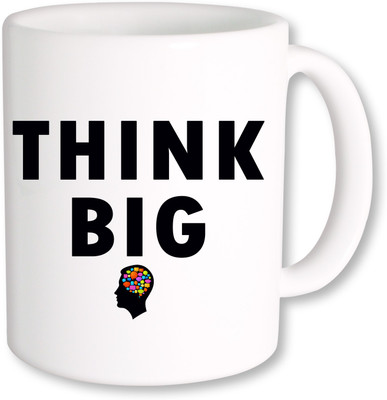 

PhotogiftsIndia Think Big_01 Ceramic Mug(325 ml), Multicolor