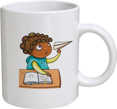 

Disginer Cases Paper Airplane - MyBestow White Plain Coffee Ceramic Ceramic Mug(320 ml), Multicolor