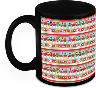 

Homesogood Christmas Collage Ceramic Mug(325 ml)