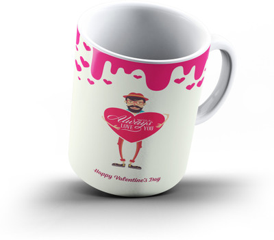 Ucard Valentines Day Love689 Bone China, Ceramic, Porcelain Mug(325 ml)