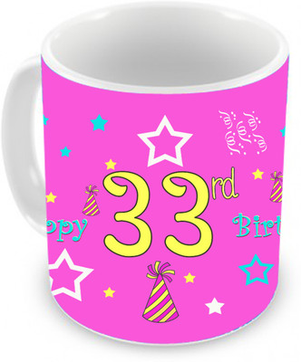 58% OFF on TIED RIBBONS Gift For 30th Happy Birthday Ceramic Coffee Mug(350 ml)