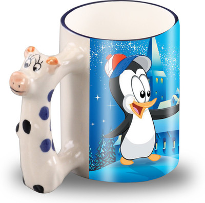 

Presto Animal handle for Friendship Day your Boyfriend Ceramic Mug(330 ml), White