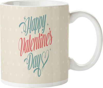 

Pentagraphics Valentines Day Ceramic Mug(300 ml), Multicolor