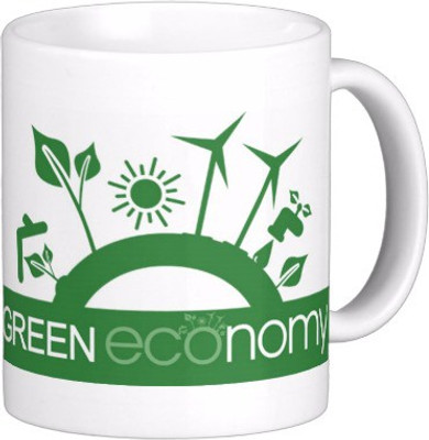 

Exoctic Silver Save Earth Series W019 Ceramic Mug(300 ml), Multicolor