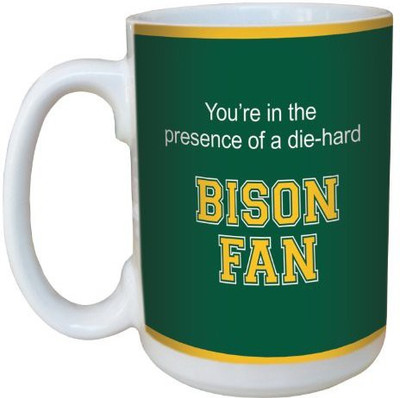 

Tree-Free Greetings Greetings lm44516 Bison College Football Fan Ceramic with Full-Sized Handle, 15-Ounce Ceramic Mug(60 ml), Multicolor
