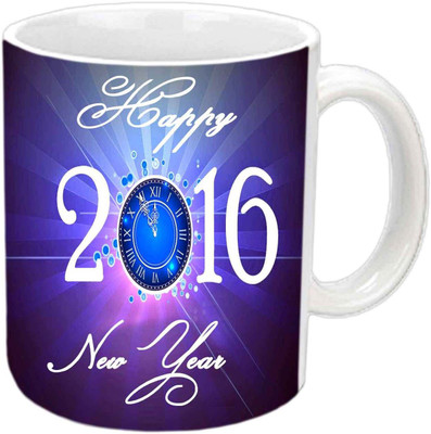 

Raj Laxmi Watch cup for new year Ceramic Mug(350 ml)