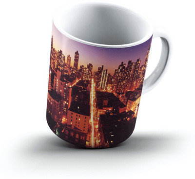

Ucard Upper East Side Of Manhattan New York2694 Bone China, Ceramic, Porcelain Mug(325 ml), Multicolor