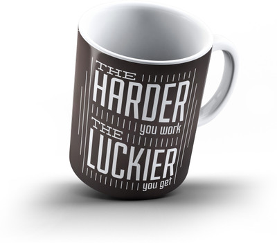 

Ucard Motivational Quote764 Bone China, Ceramic, Porcelain Mug(325 ml), Multicolor