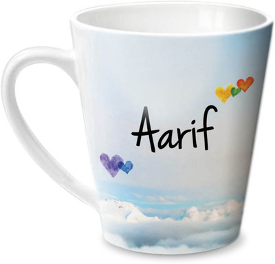 

Hot Muggs Simply Love You Aarif Conical Ceramic Mug(350 ml)